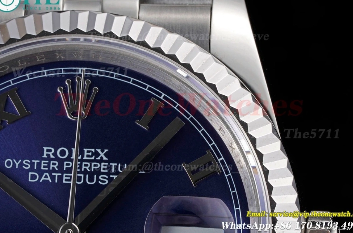 V2 36mm Rmn JDF Datejust 126234 Blue Jub SS SS VR3235 0213